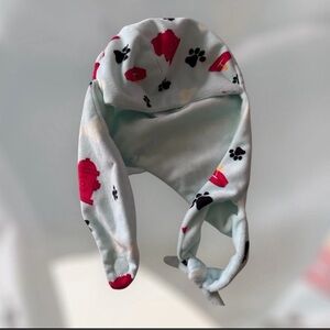 Disney Blue and Red Kids Hat with Paw Prints